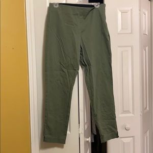 green old navy work pants